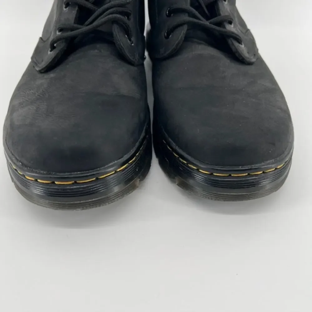 Doc Dr. Martens Bonny Boot Mens US12 Black Leather Lace Up Grunge Punk Air Wair